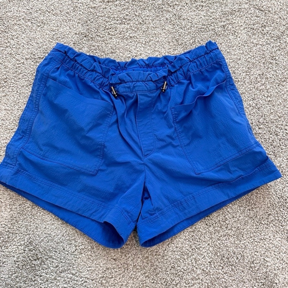 Athleta Royal Blue Elastic Waist Shorts